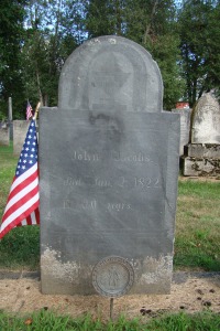 John Jacobs, Sr. Died: Jan. 2, 1822 AE 90 years 